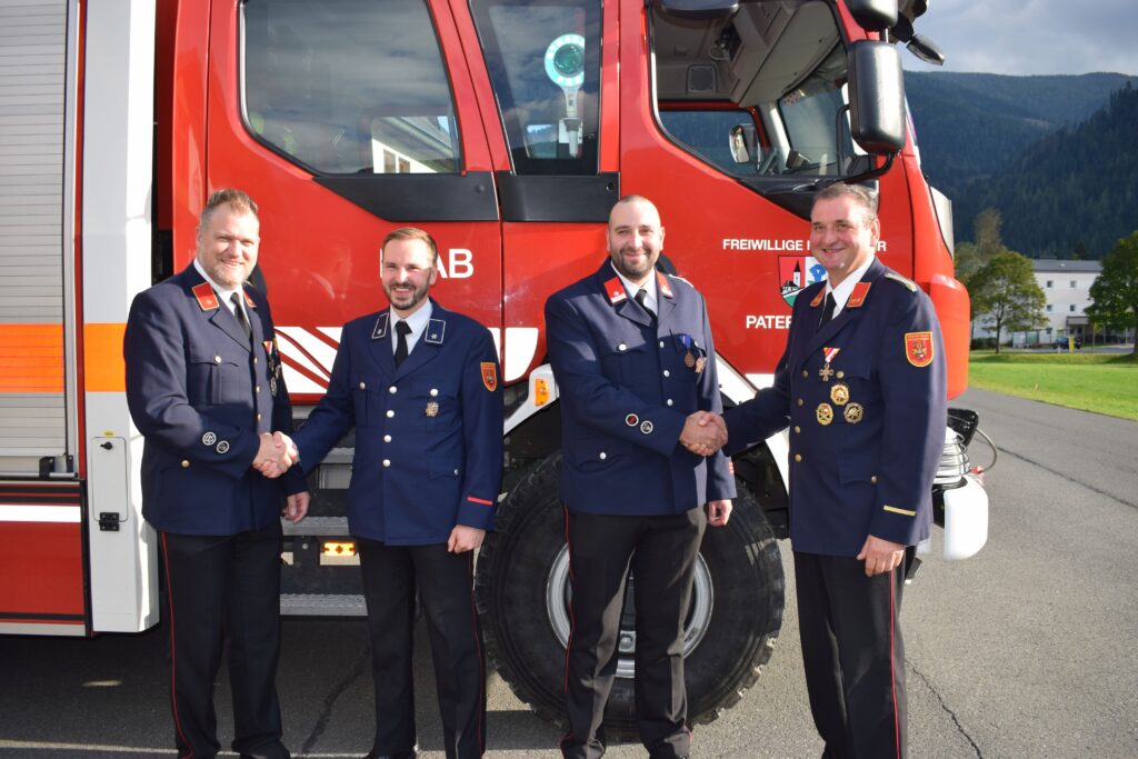 Nachwahl des Feuerwehrkommandanten und dessen Stellvertreter der Freiwilligen Feuerwehr Patergassen